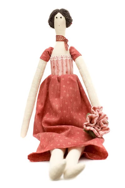 Handmade doll princess - baby toy — Stock Photo, Image