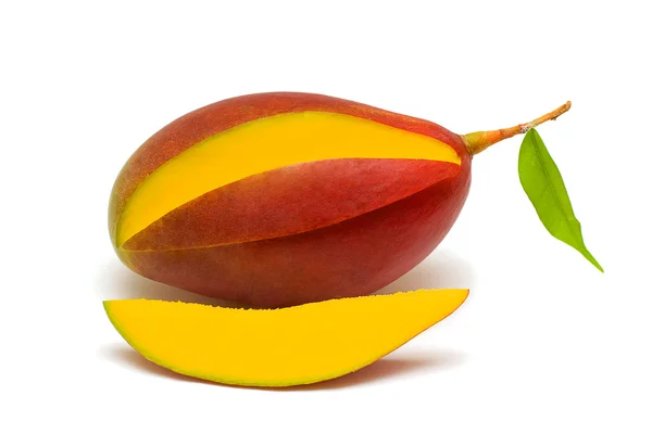 Mango Fruit Isolated on White — Stock Photo, Image