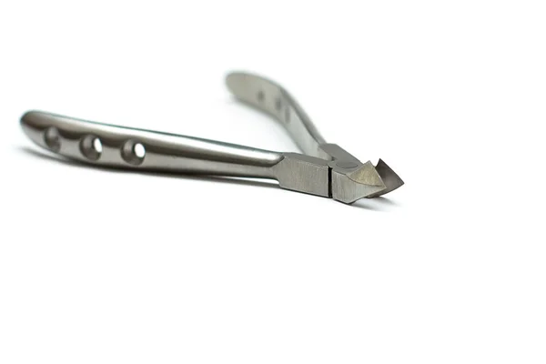Nůžky na nehty izolované na bílém pozadí — Stock fotografie