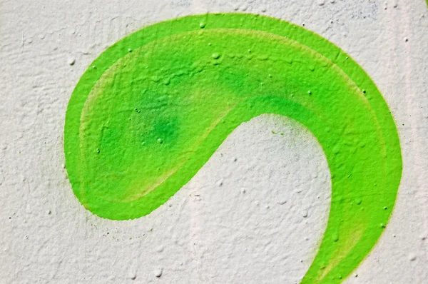 Зеленая абстрактная форма — стоковое фото