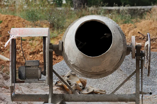 Industrial cement mixer — Stock Photo, Image