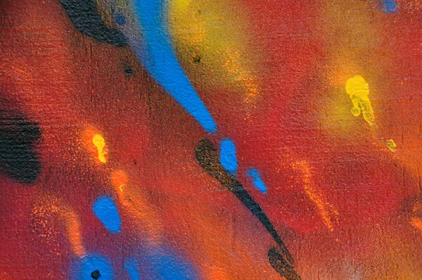 Farbfleckige Wand — Stockfoto