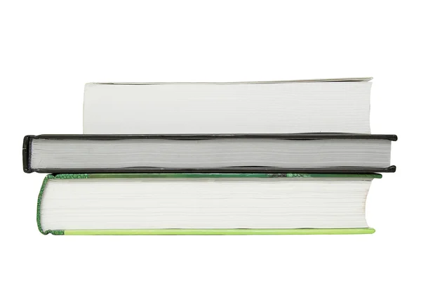 Three books isolated — Stock Photo, Image