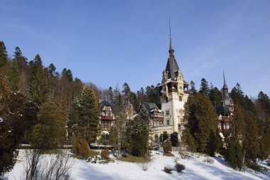 yer alan Karpat Dağları, sinaia, Roma peles Kalesi