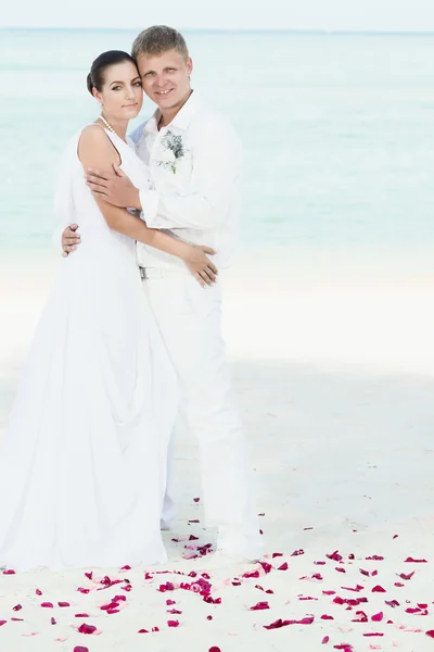 Pláži svatba — Stock fotografie