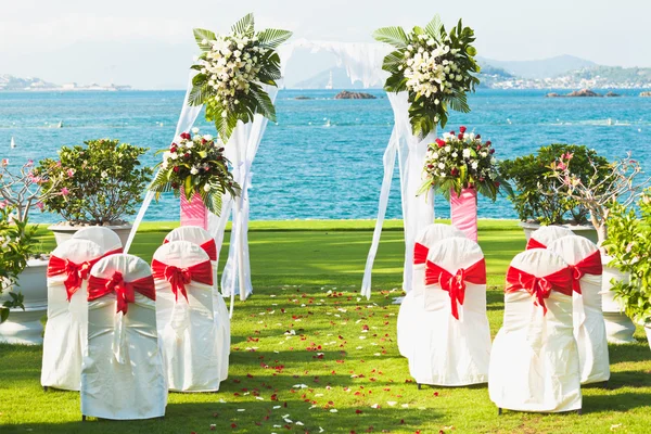 stock image Tropical wedding