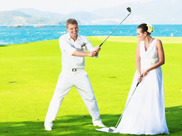 Düğün golf — Stok fotoğraf