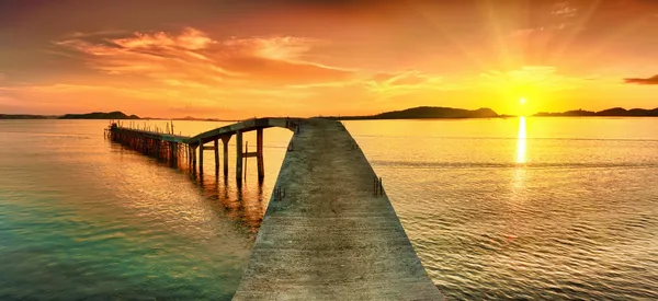 Sunset panorama — Stock Photo, Image
