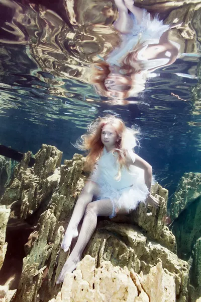 Unterwasser-Feenschwanz — Stockfoto