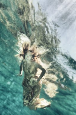 Underwater fairy tate clipart