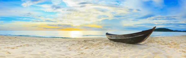 Панорама пляжа — стоковое фото