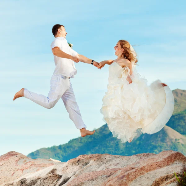 Düğün atlama — Stok fotoğraf
