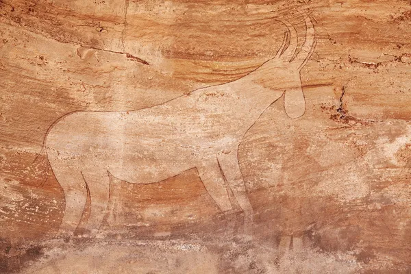 Pinturas rupestres de Tassili N 'Ajjer, Argelia — Foto de Stock