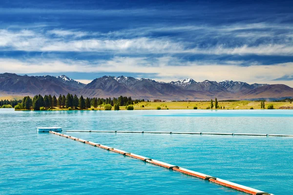 Ruataniwha-tó, Új-Zéland — Stock Fotó