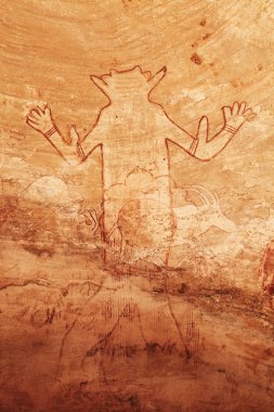 Rock paintings of Tassili N'Ajjer, Algeria clipart