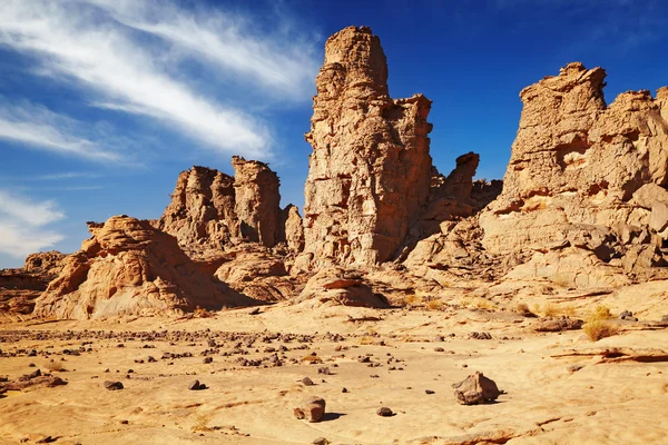 Wüste Sahara, tassili n 'ajjer, Algerien — Stockfoto