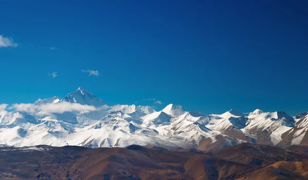珠穆朗玛峰 — 图库照片
