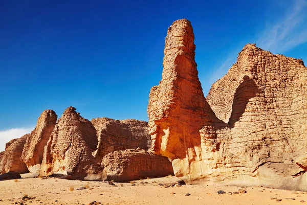 Rocas del desierto del Sahara — Foto de Stock