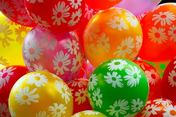 Kleurrijke lucht ballonnen. — Stockfoto