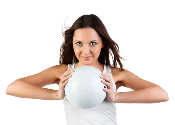 Nő labda. — Stock Fotó