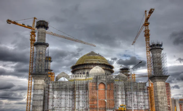 Будівництво мечеті — стокове фото