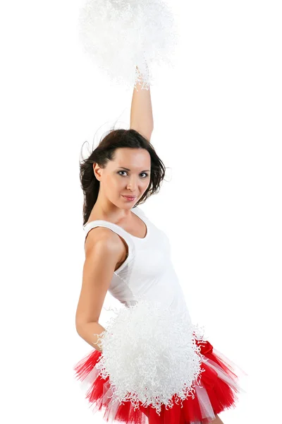 Cheerleader portrait. — Stock Photo, Image