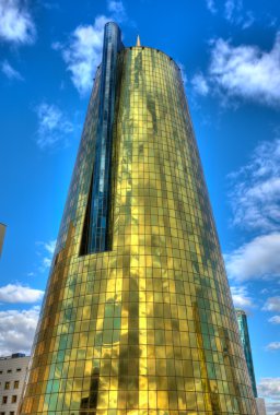 Gold tower. clipart