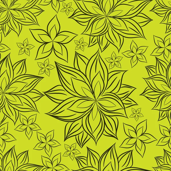 Vector Seamless floral pattern — Stock Vector