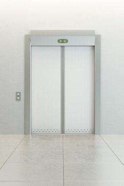 Modern elevator clipart