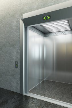 Modern elevator clipart