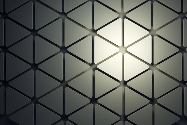 Abstract geometric background, 3d render
