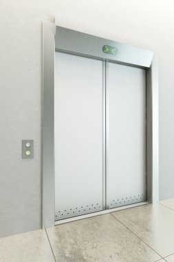 Modern elevator clipart