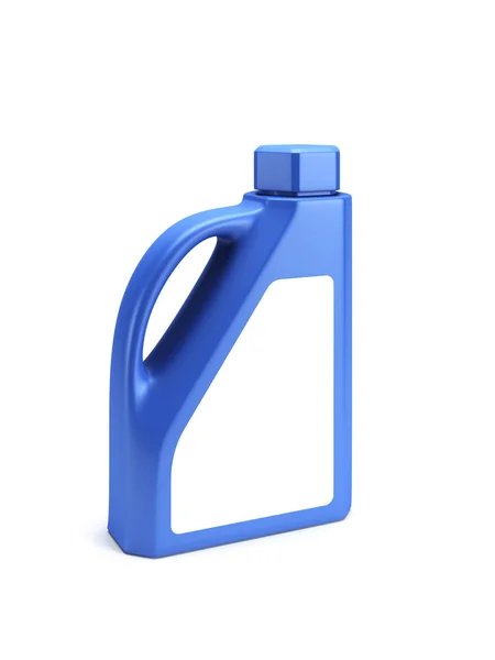 Olej silnikowy butelki na białym tle renderowania 3d — Zdjęcie stockowe