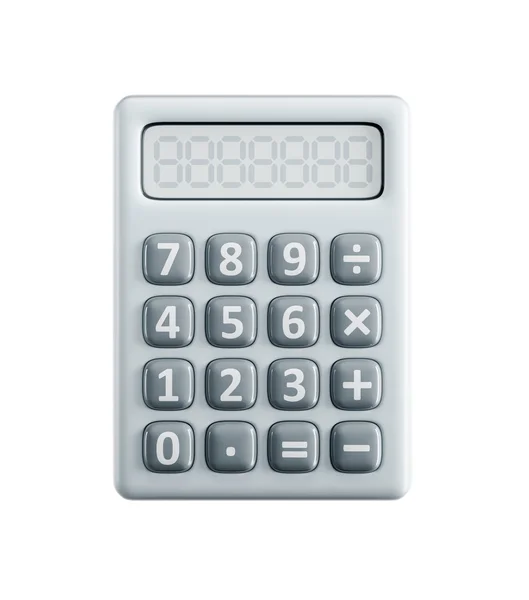 Calcolatrice isolata — Foto Stock