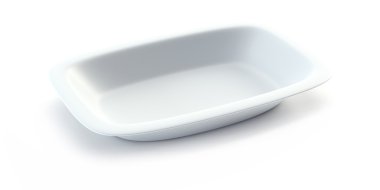 Empty ceramic plate clipart