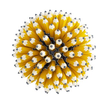 Multitude pencil clipart