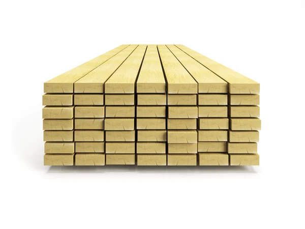Stack of planks — Stock Photo, Image
