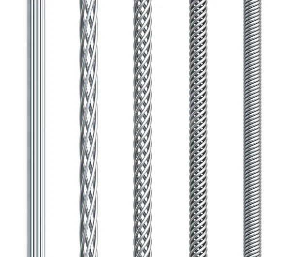 Dikişsiz çelik kablo seti — Stok fotoğraf