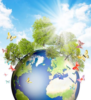 Green Earth. clipart