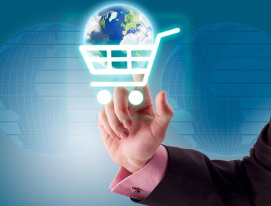 kavramı internet alışveriş.
