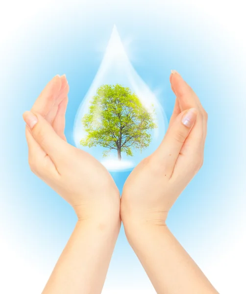 The symbol of Save Green Planet. — Stock Photo, Image