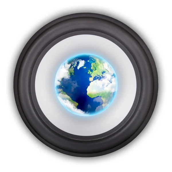 Symbol för global musik — Stockfoto