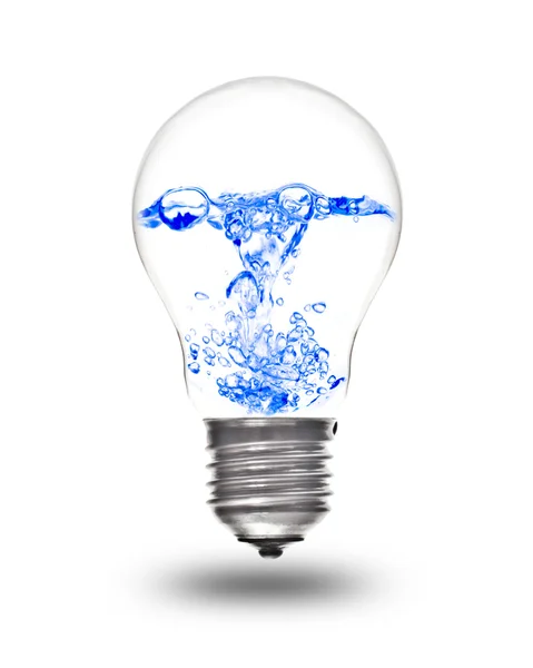 Lampa med vatten inuti — Stockfoto