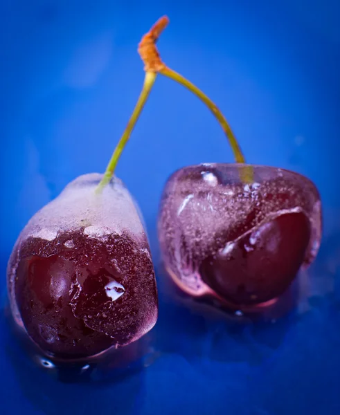 Two Cherries — Stock Photo, Image
