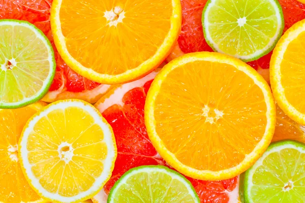 混合柑橘果实 — 图库照片