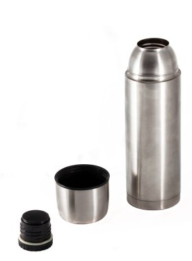 Metal thermos clipart