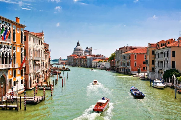 Gran canal en Venecia, Italia —  Fotos de Stock