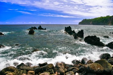 okyanus büyük adada görüntüleyin. Hawaii