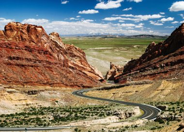 Slopes of Zion canyon. Utah. USA. clipart