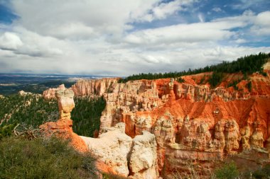 bryce canyon bakış açısından görüntüleme. Utah. ABD